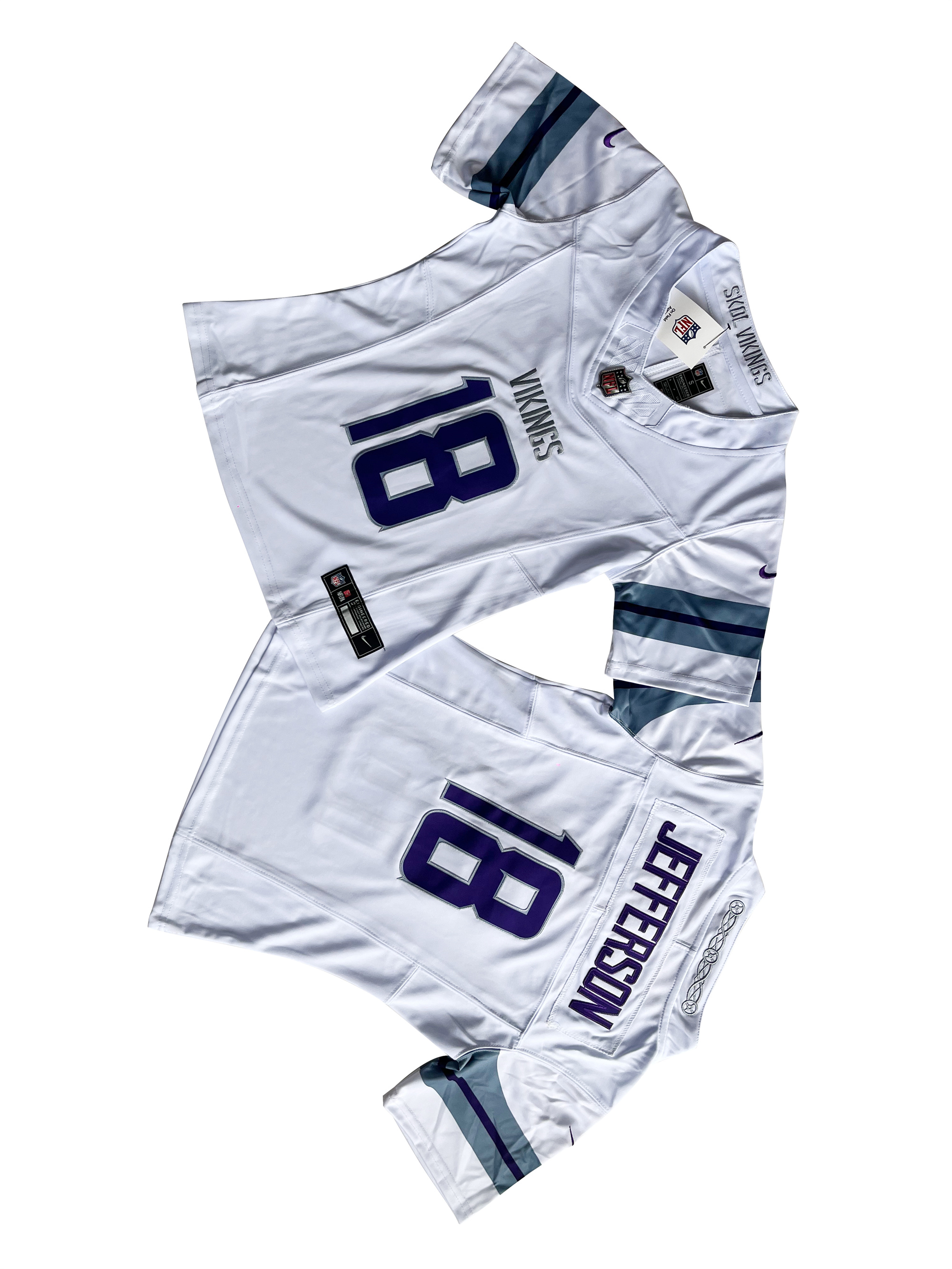Women's Minnesota Vikings Justin Jefferson White Alternate Vapor F.U.S.E. Limited Jersey