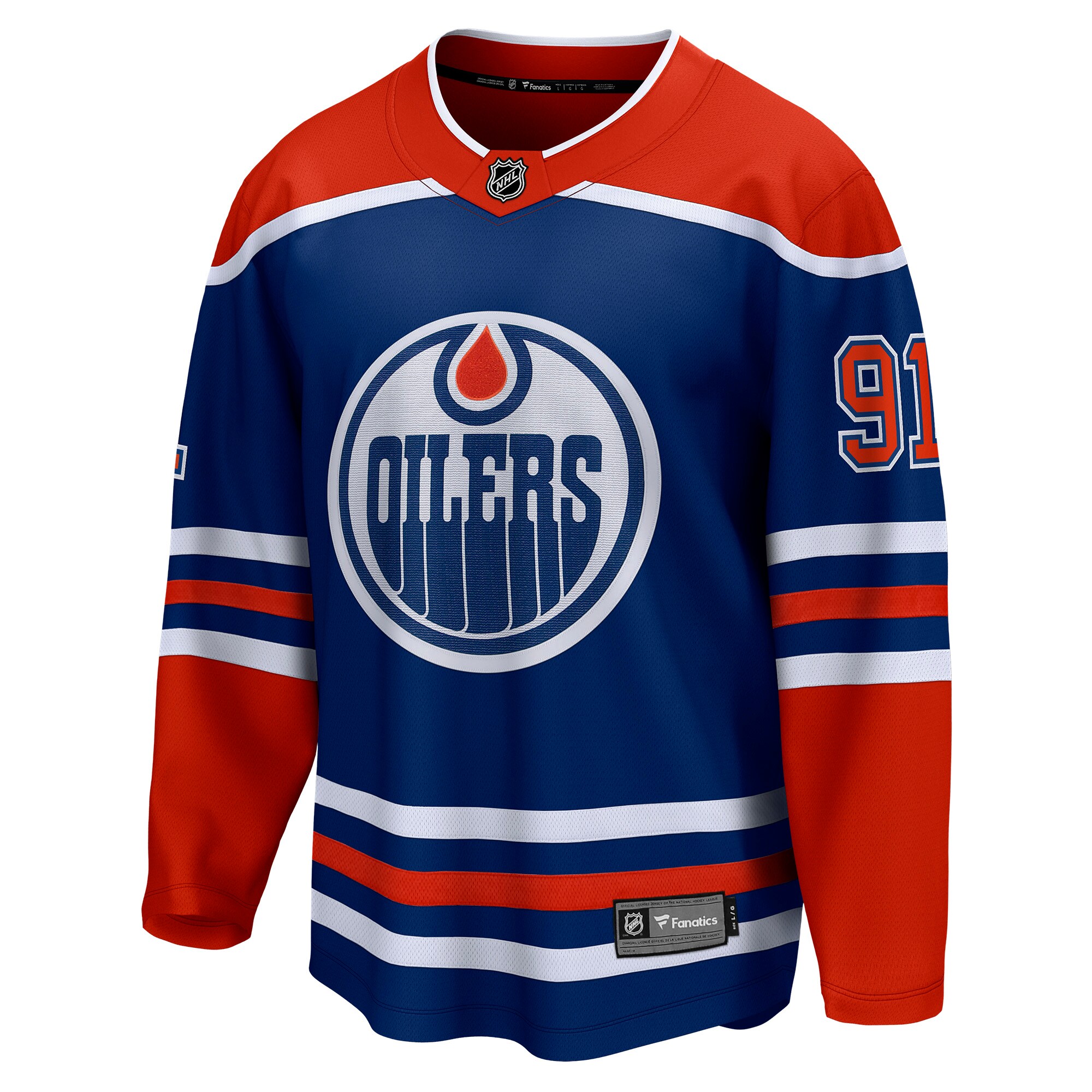 Evander Kane Edmonton Oilers Fanatics Home Breakaway   Jersey – Royal