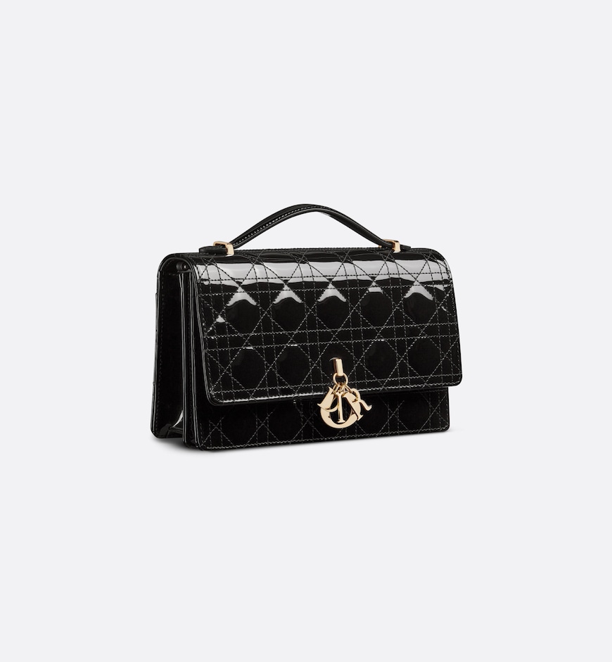 My Top Handle Bag HandBags- patent leather
