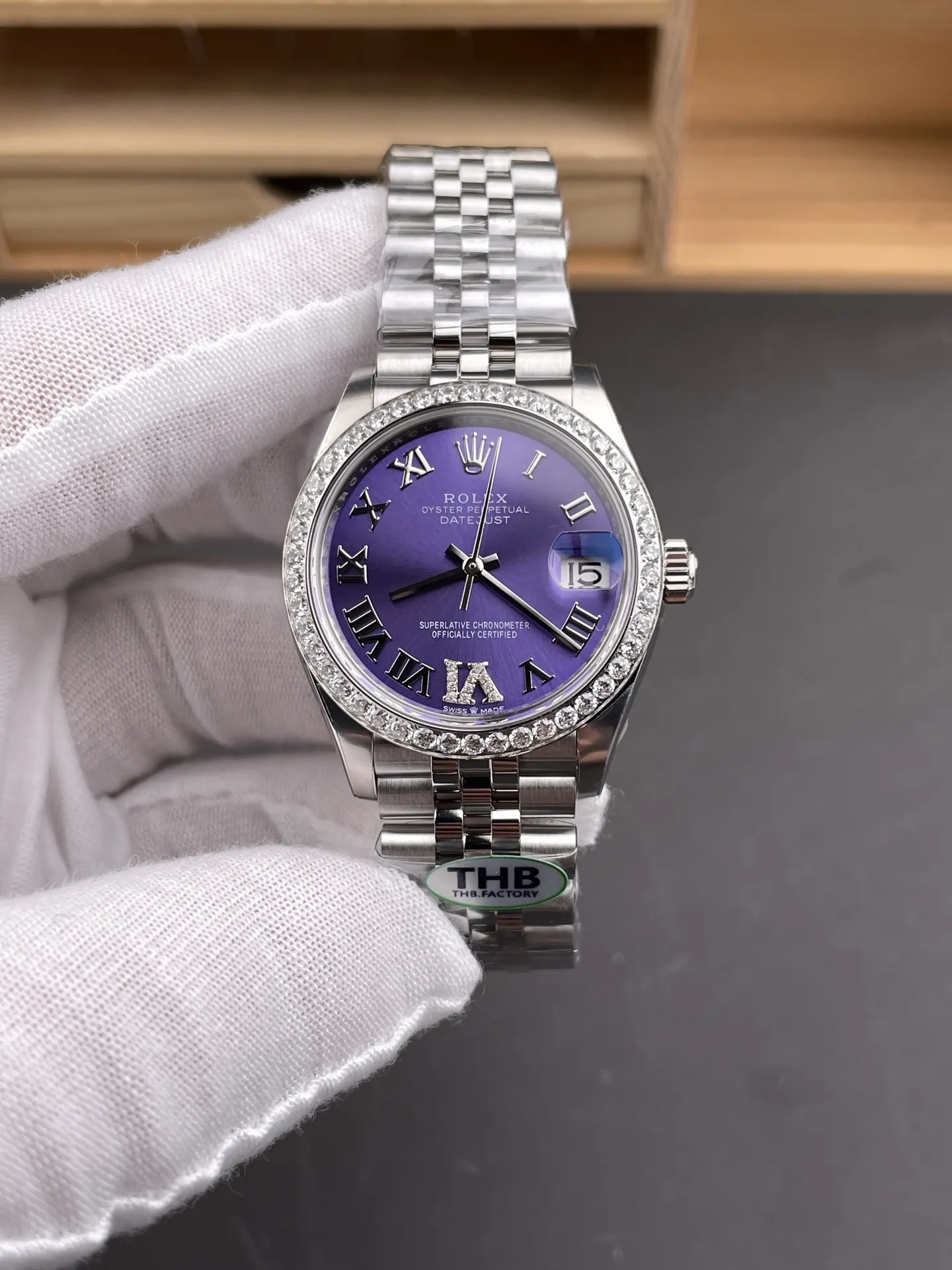Rolex Datejust Diamond Bezel Ladies 31mm