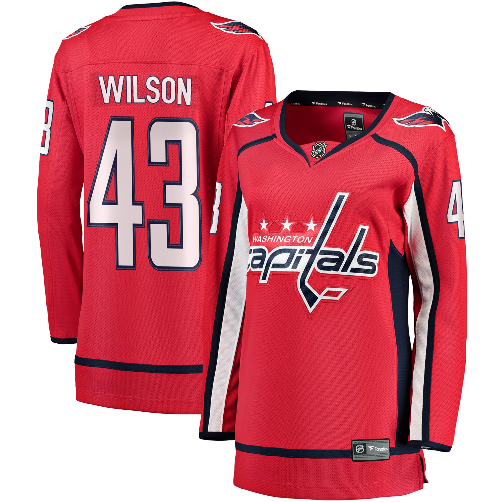 Tom Wilson Washington Capitals Fanatics Women’s Home Premier Breakaway   Jersey – Red