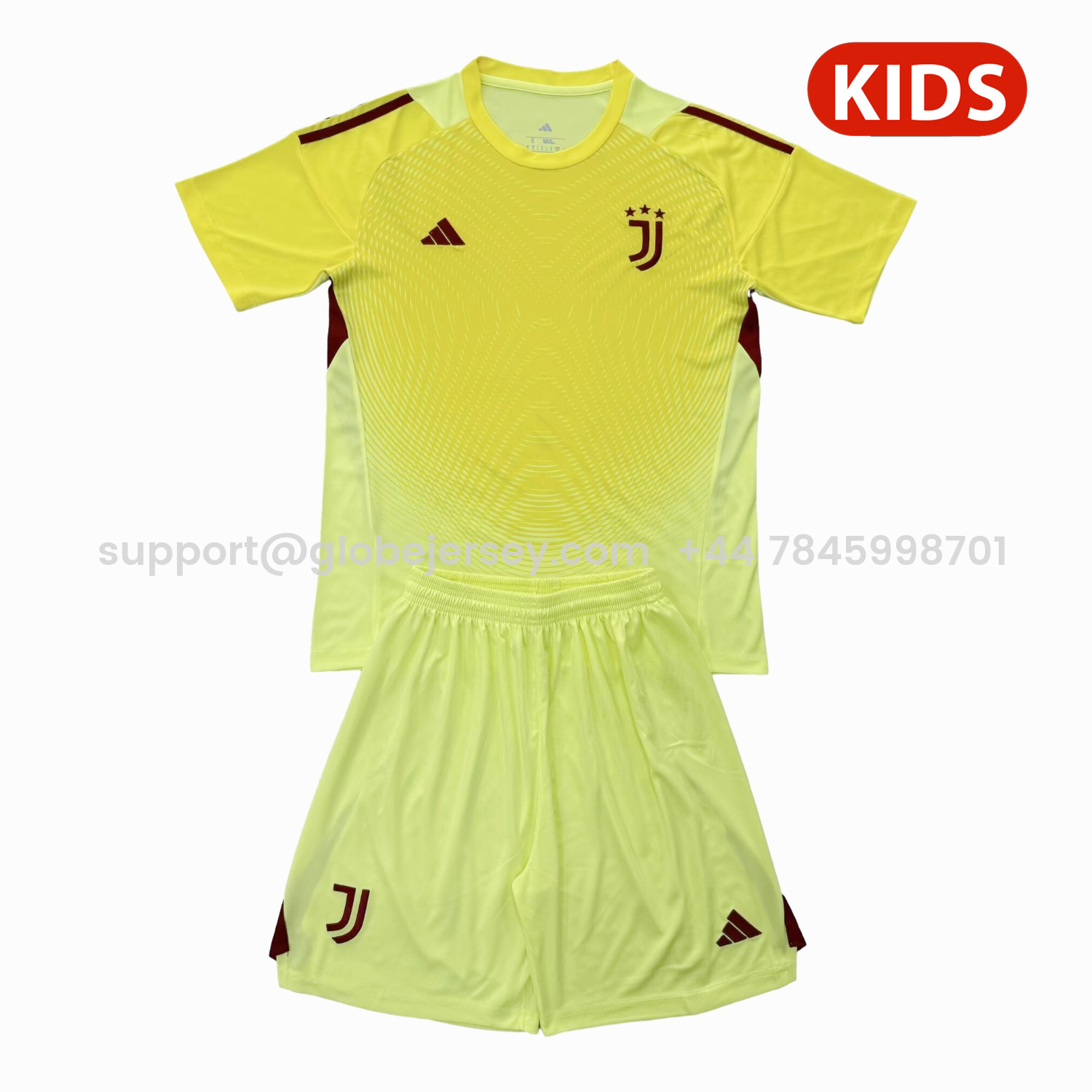 Juventus 25-26 Yellow Goalkeeper Kids Kit