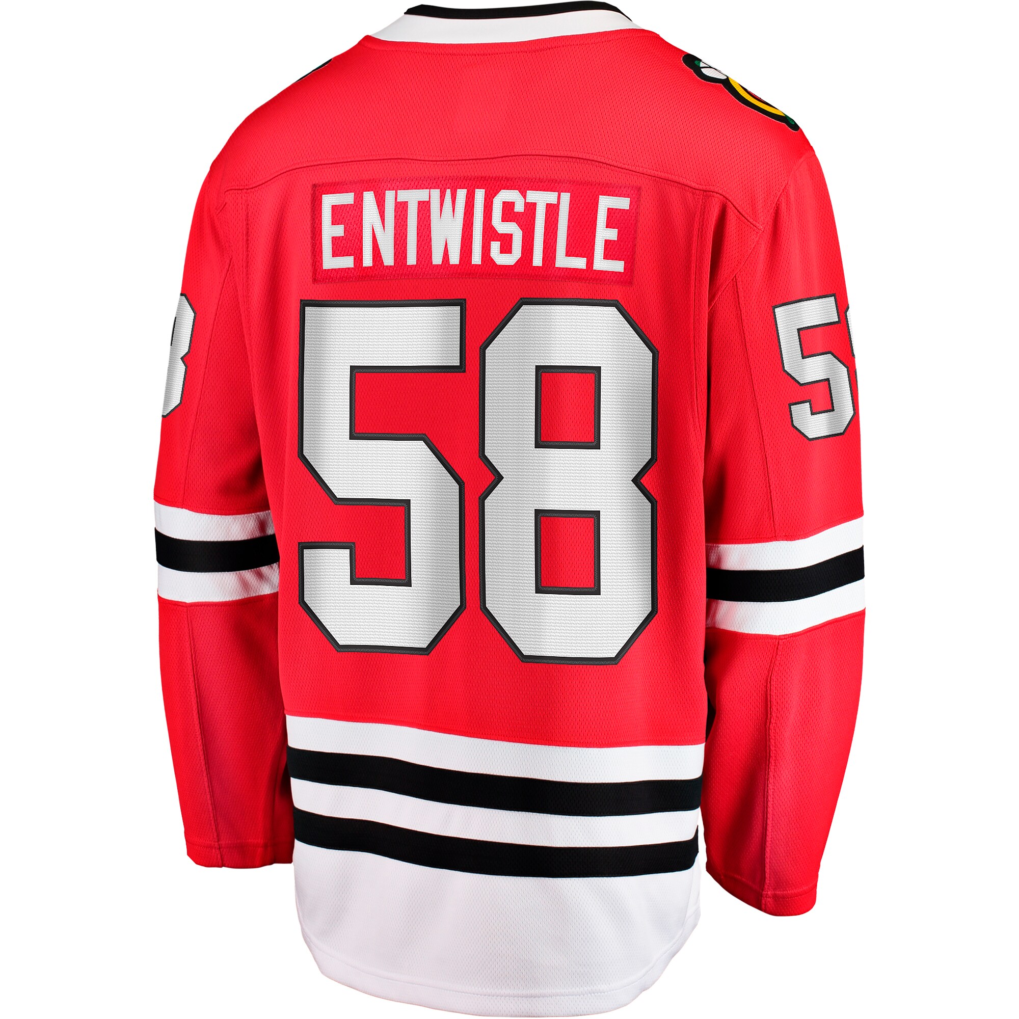 MacKenzie Entwistle Chicago Blackhawks Fanatics Home Breakaway   Jersey – Red