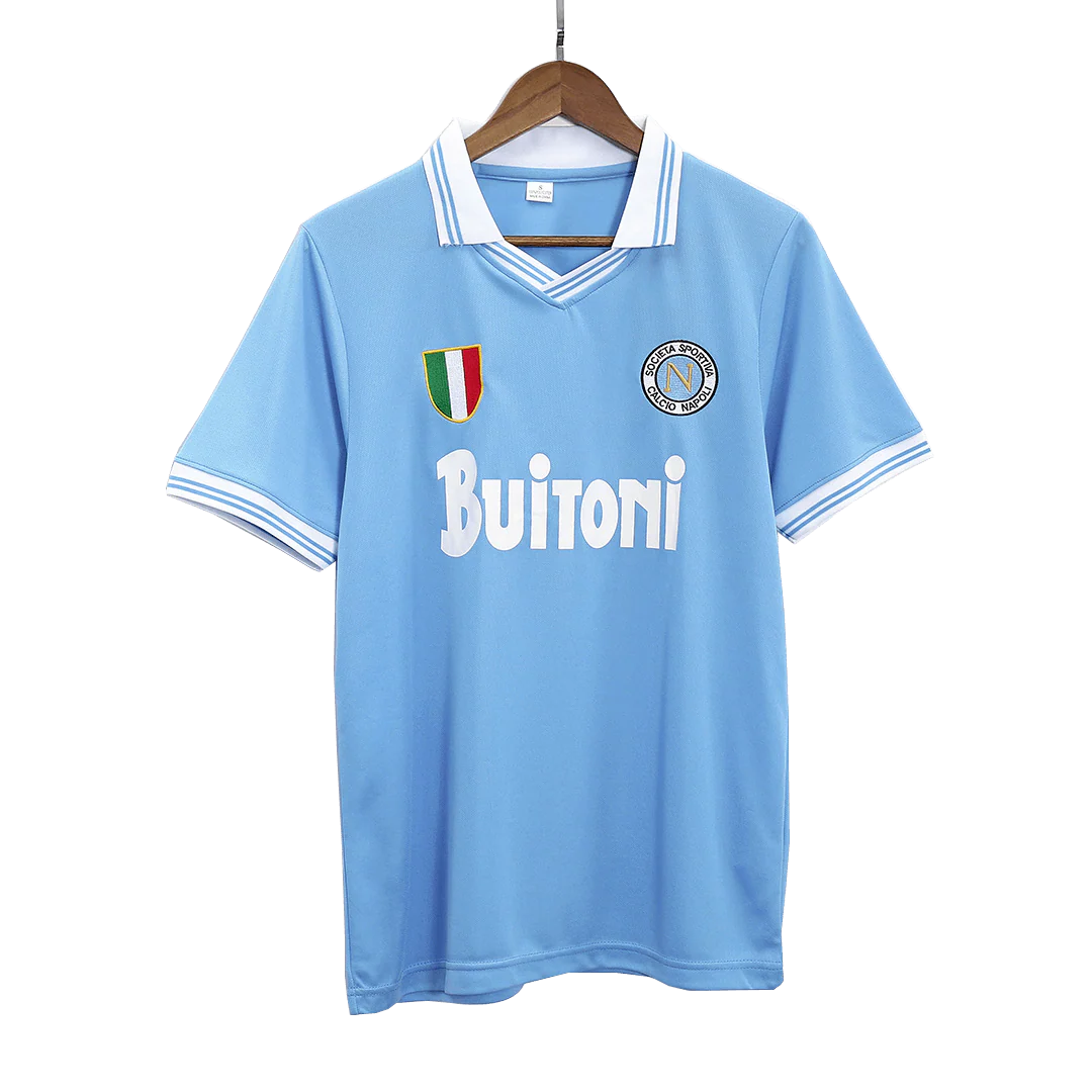 Napoli 1986/87 Home Retro Football Jersey