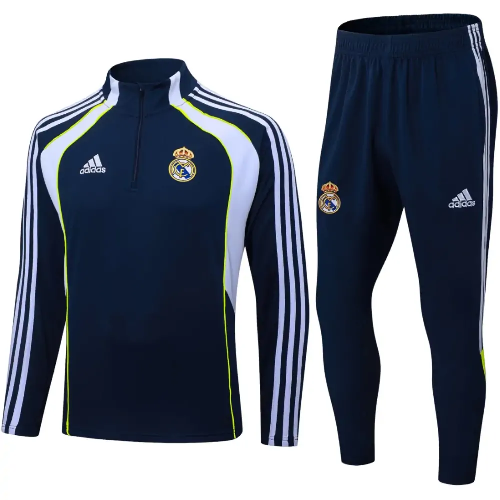 2025-26 Real Madrid Royal Blue Retro Kids Training Shirt
