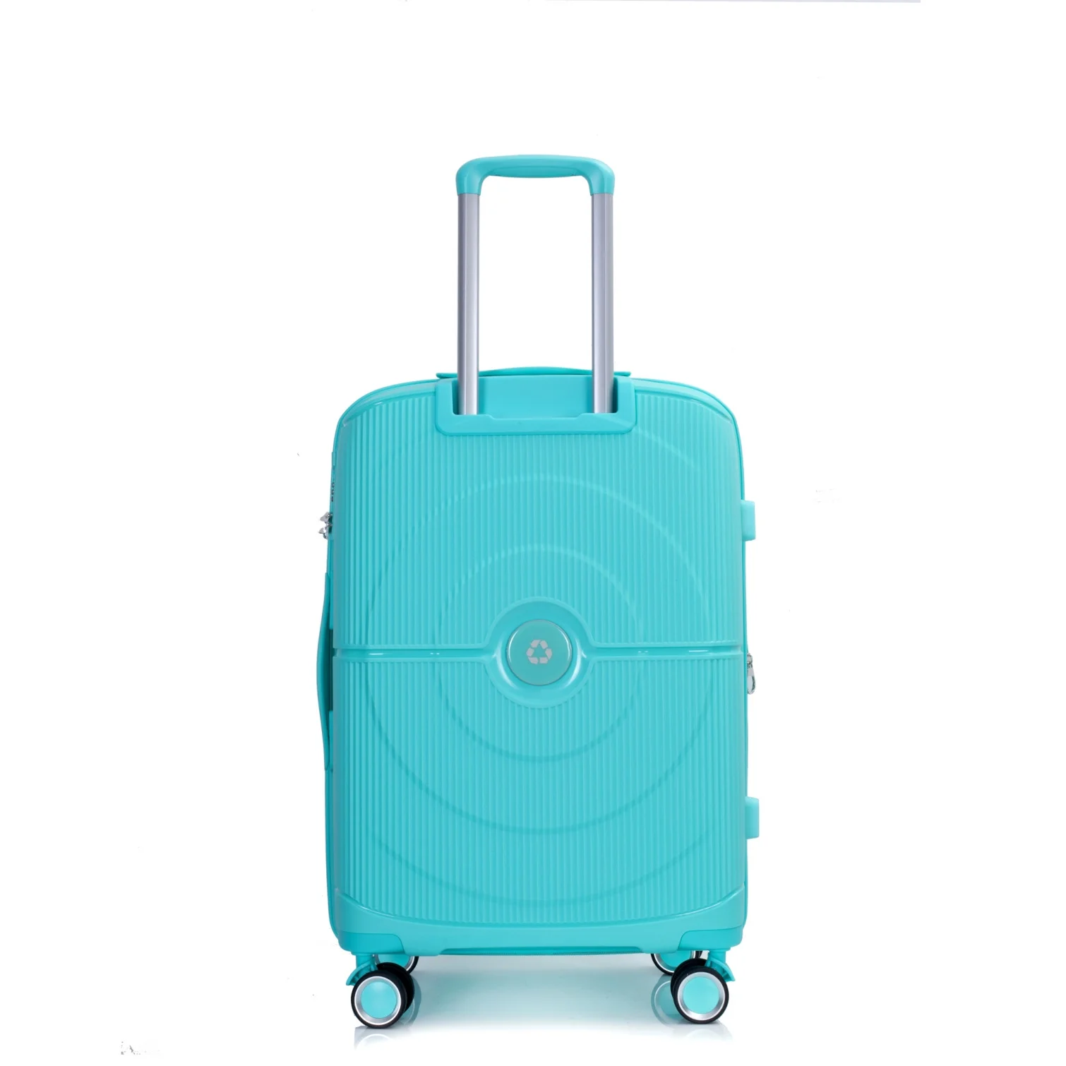 3 Pieces Luggage Set (20/24/28), Expandable PP Lightweight Hardshell Durable Suitcase with 4 Double 360 Degrees Mute Spinner Wheels and TSA Lock for Men Women, Black