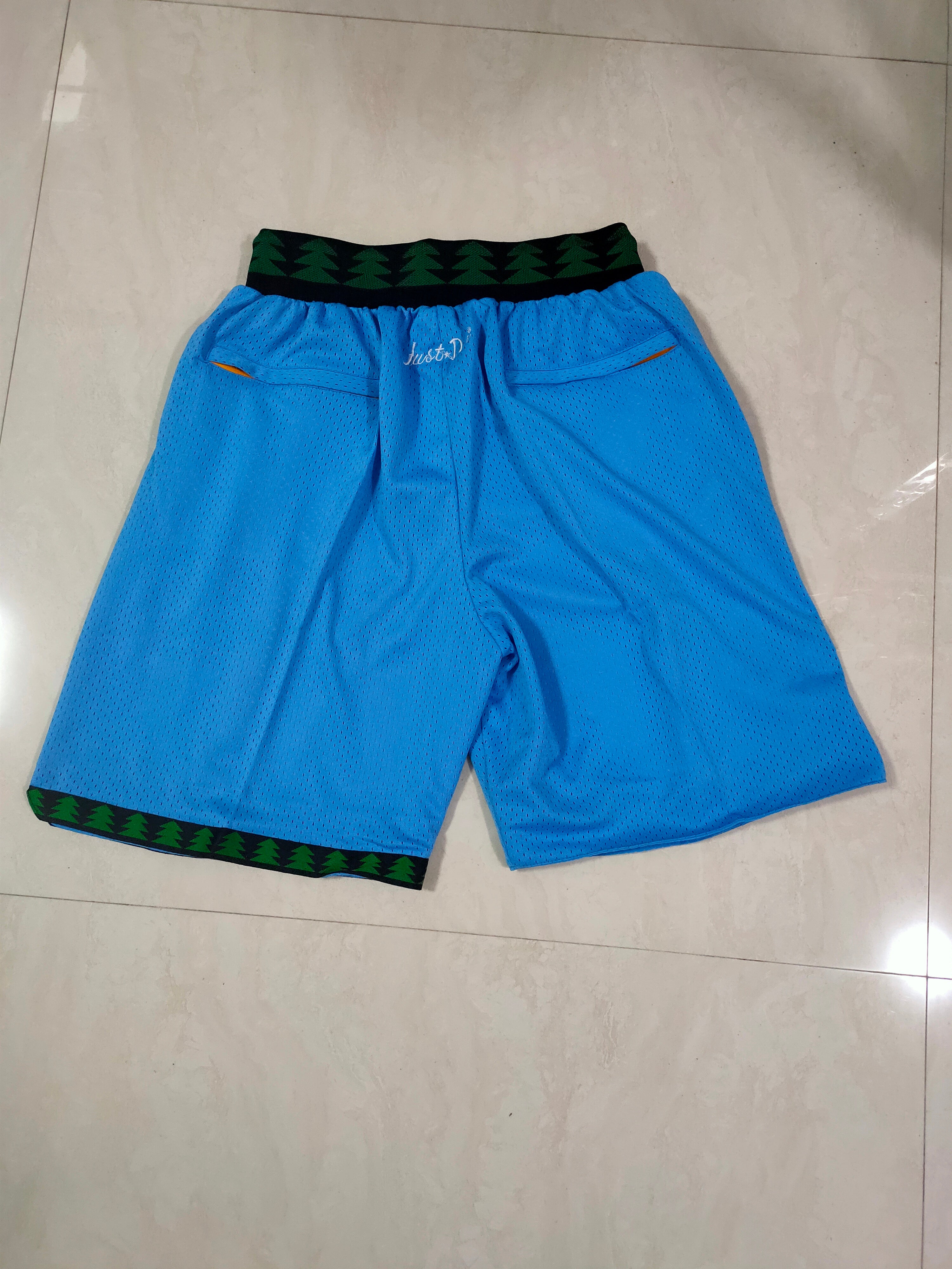 Minnesota Timberwolves Light Blue Juston Retro Pocket Shorts