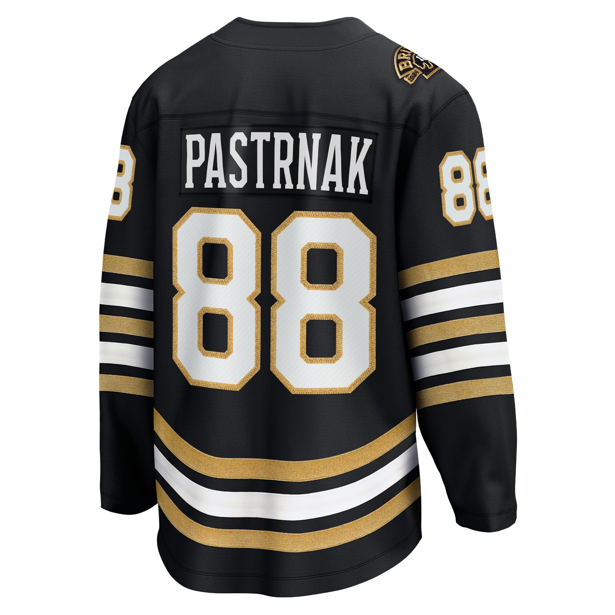 David Pastrnak Boston Bruins Fanatics 100th Anniversary Premier Breakaway  Jersey – Black