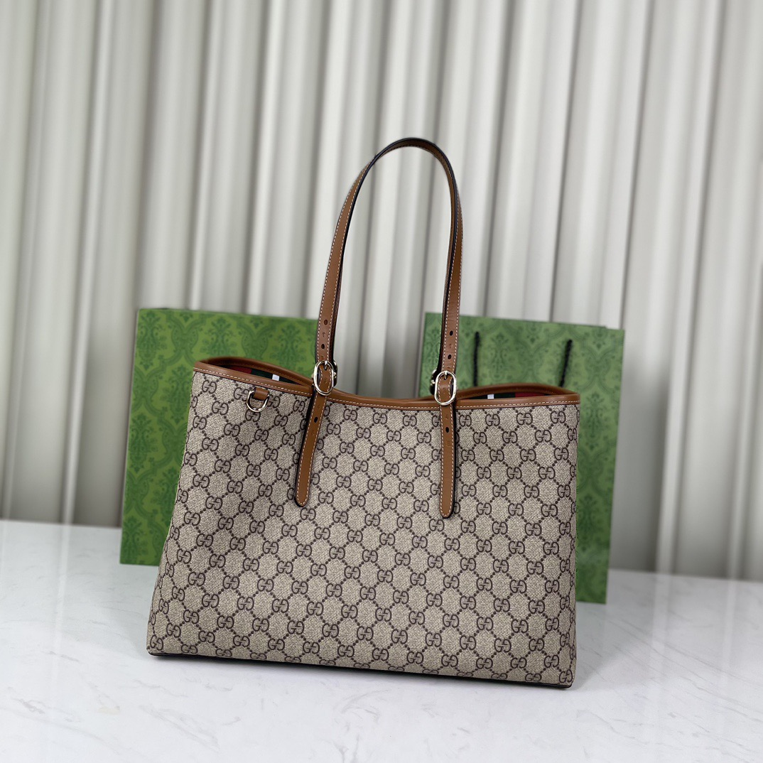 Gucci Large GG Supreme Tote Bag Top Quality
