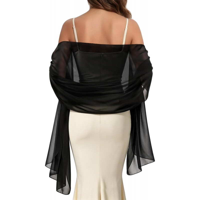Chiffon Shawl Wraps for Women Evening Dresses