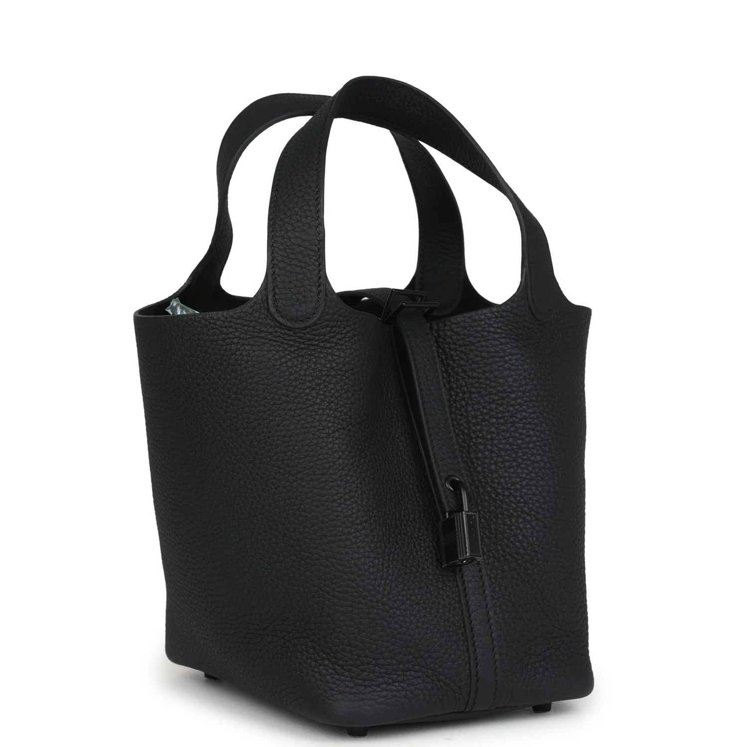 Hermes Picotin Lock 18 Monochrome Black Clemence Black Hardware
