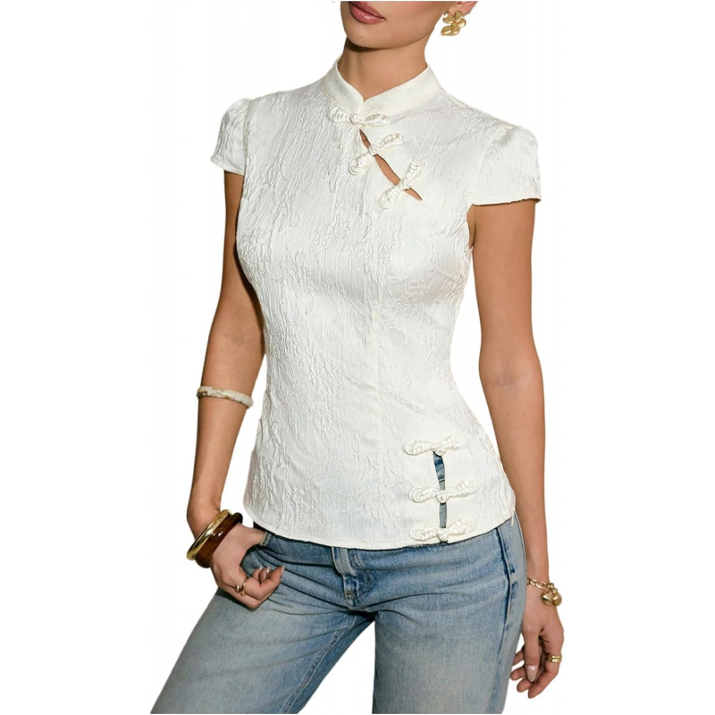 Women's Chinese Shirts Summer Cheongsam Tops