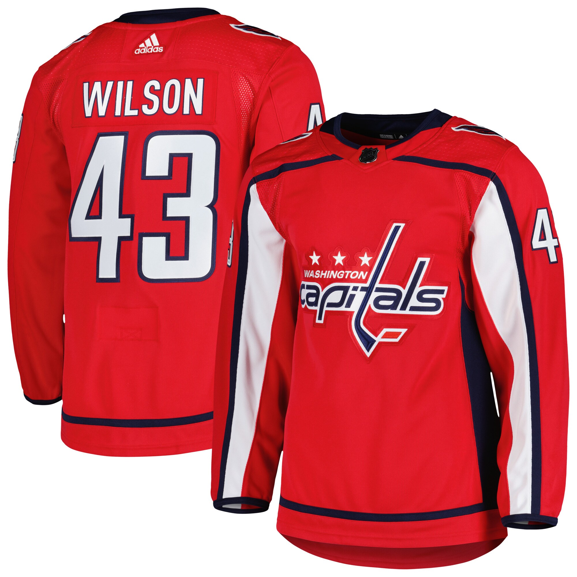 Tom Wilson Washington Capitals   Primegreen    Jersey – Red
