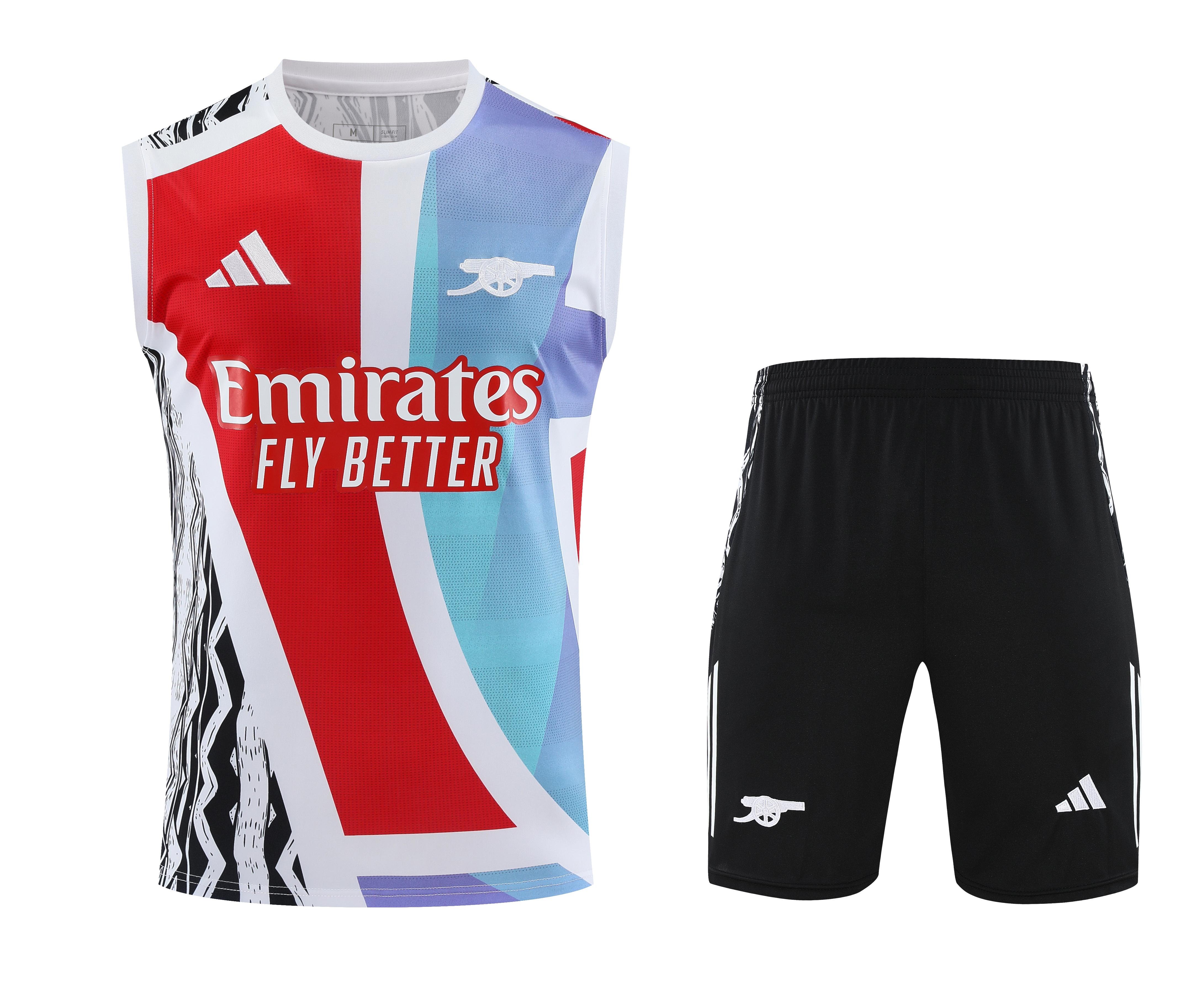 2025-26 Arsenal Training Vest - Adult Set