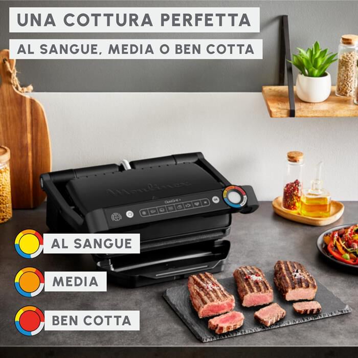MOULINEX - Griglia elettrica OPTIGRILL GI717810