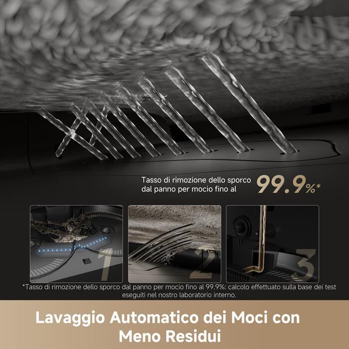 DREAME - Robot X50 ULTRA COMPLETE COMBO VM EXTRA MOPS-Nero / Oro