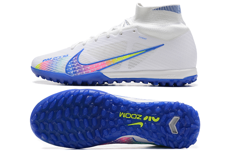 Assassin XV high-top fully knitted waterproof MD air cushion grass spike football shoes