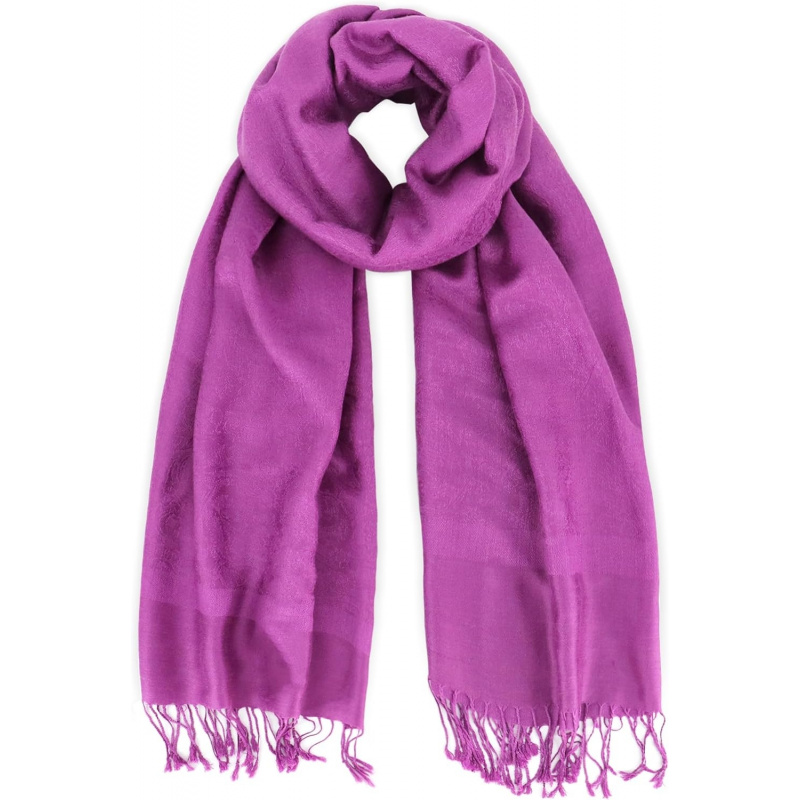 Silky Paisley Pashmina Shawl Scarf-Women's Soft