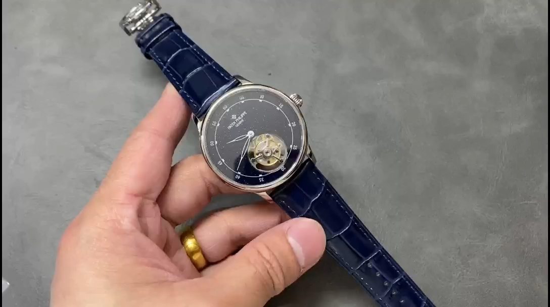 【Super Clone】Patek Philippe Grand Complications Sky Moon Tourbillon White Gold 6102P 001 Watch