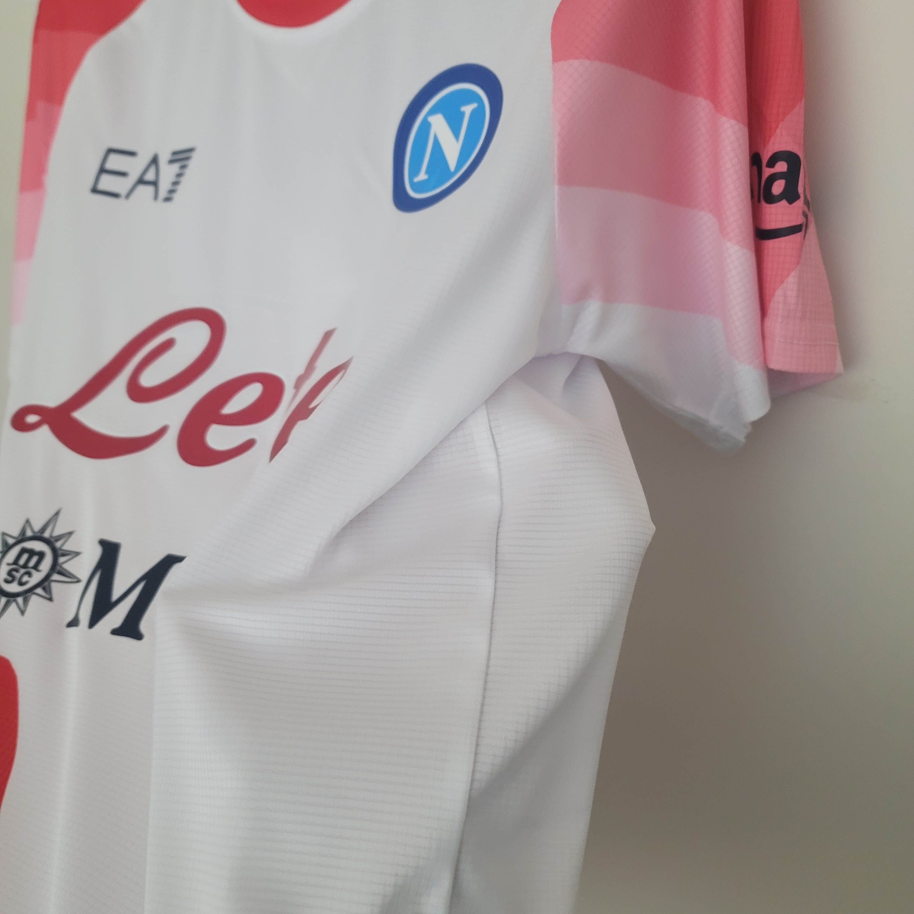 2023/24 Napoli Valentine's Day Limited Edition White Jersey - Fans Edition