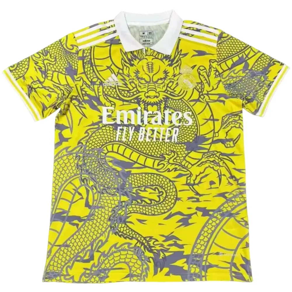 2025-26 Season - Real Madrid Golden Dragon Open Tube - Jersey - Fan Edition