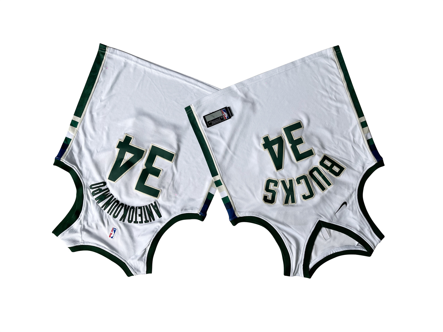 Youth Milwaukee Bucks Giannis Antetokounmpo 34# White Swingman Jersey