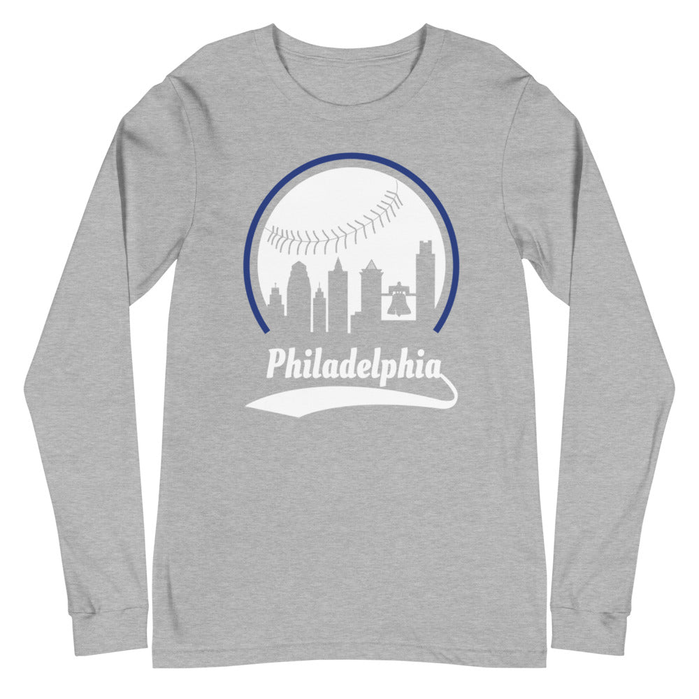 Unisex Philadelphia Phillies Baseball Long Sleeve Tee Shirt