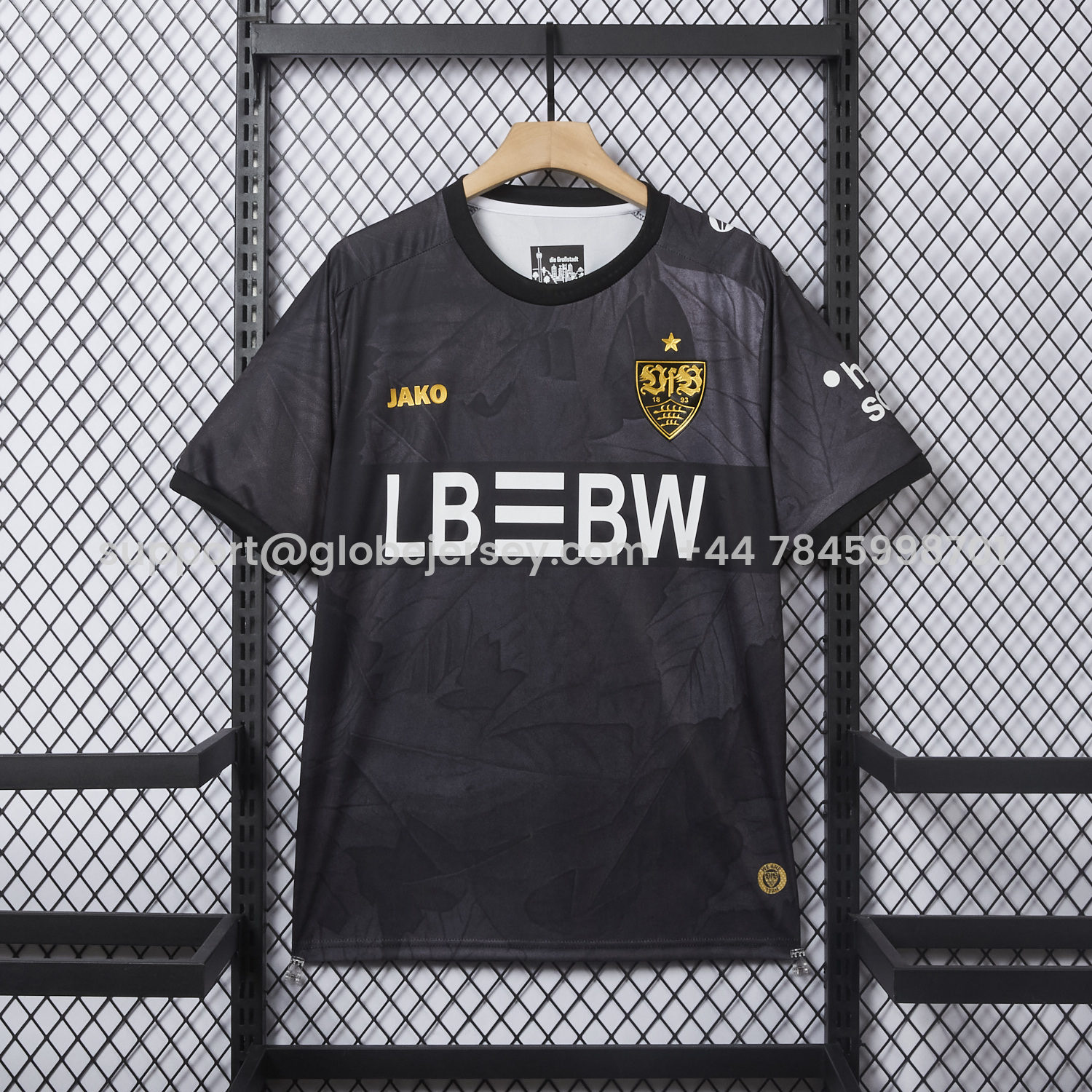 VfB Stuttgart 25-26 Third Black Jersey - Fans Version