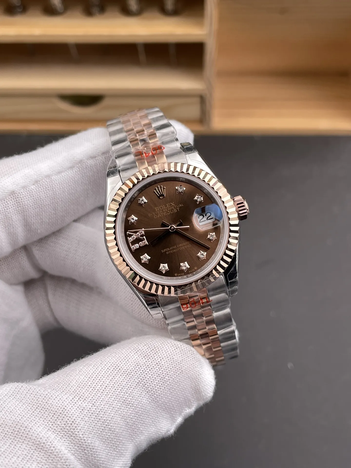 Rolex Datejust Rose Gold Ladies 28mm