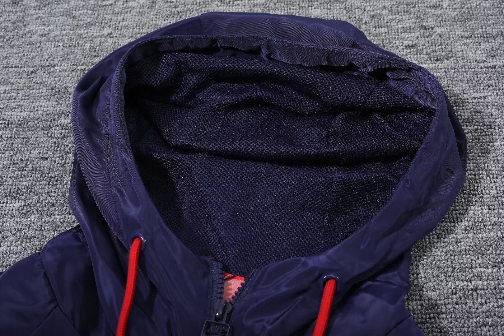 2023/24 Barcelona blue hooded windbreaker 1:1 Thai quality