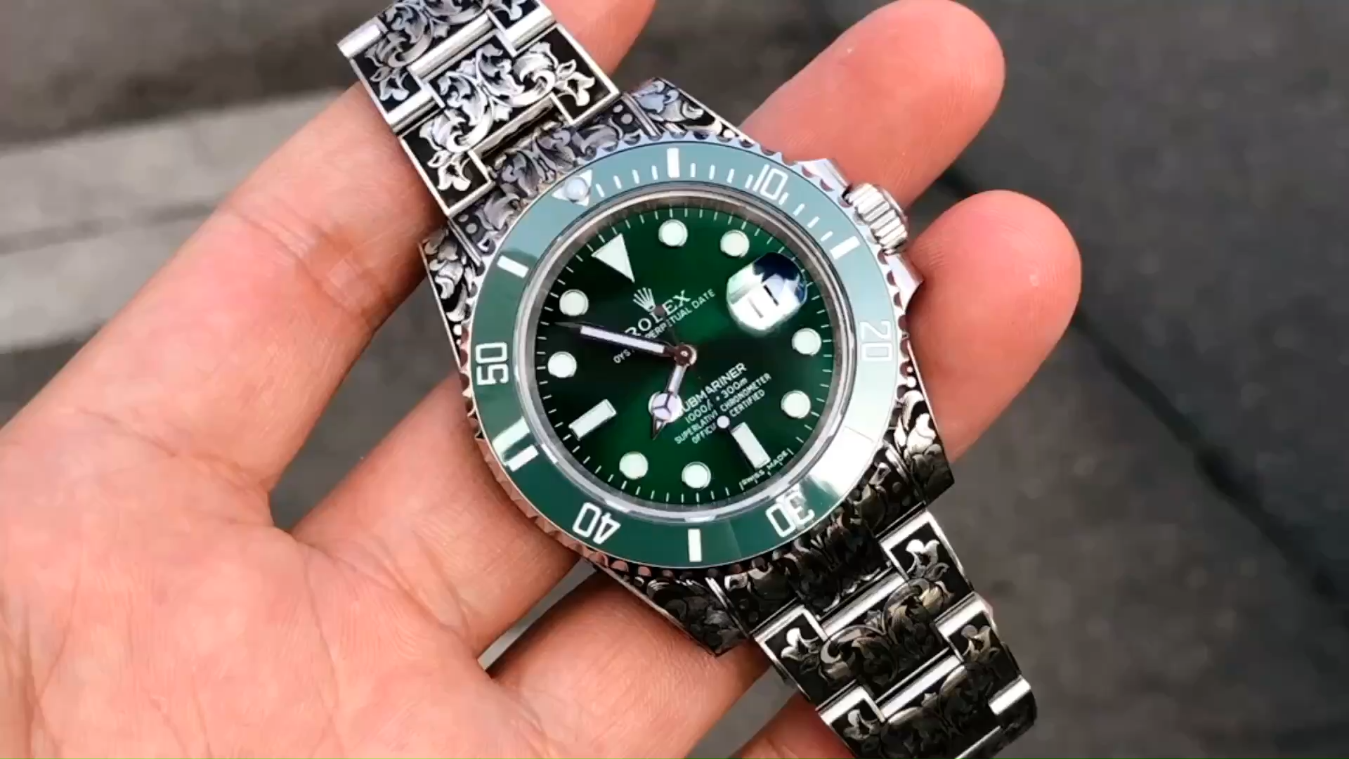 【Super Clone】Huckleberry Custom Rolex Submariner Green