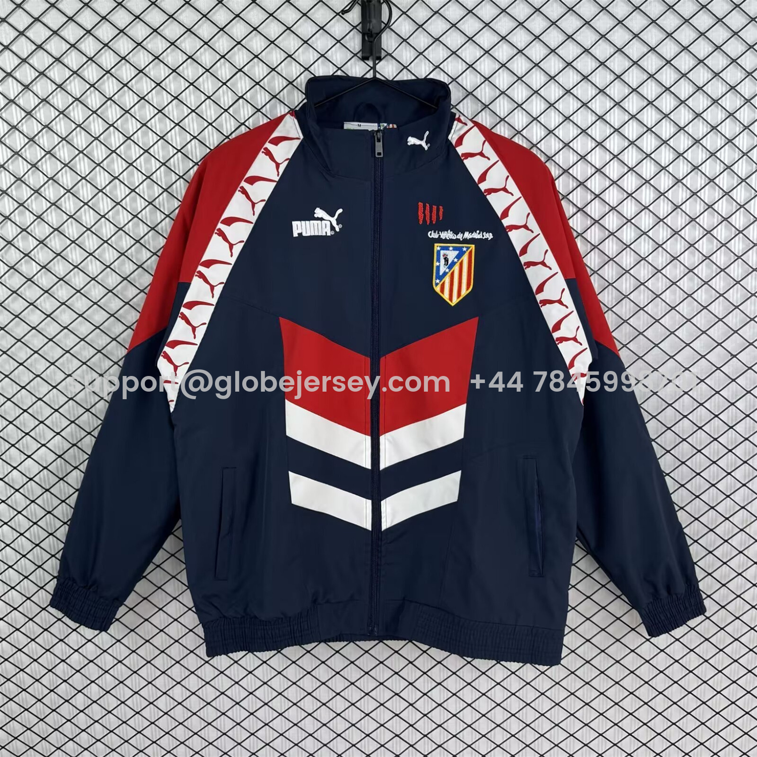 Atletico Madrid 25-26 Windbreaker Jacket - Black