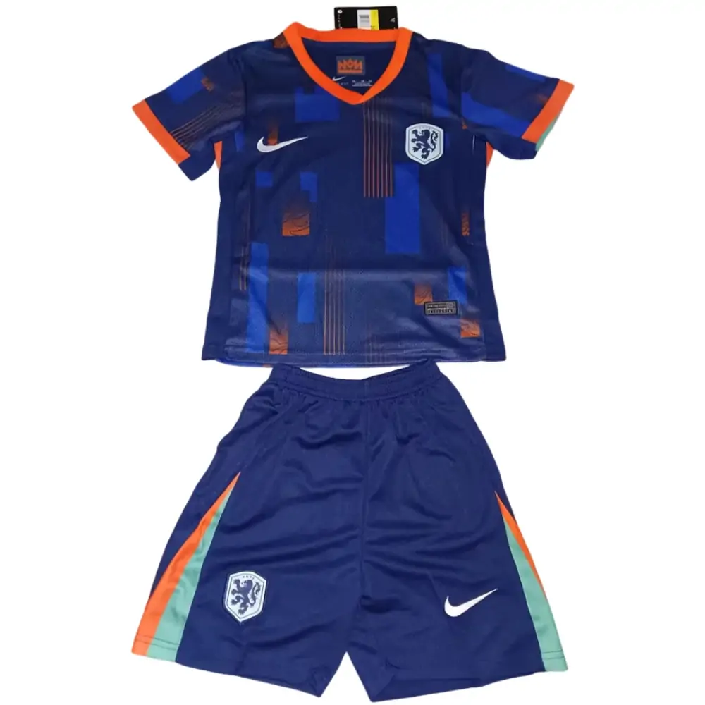 2024-25 Netherlands Away Children's Jersey Set - Fans Edition