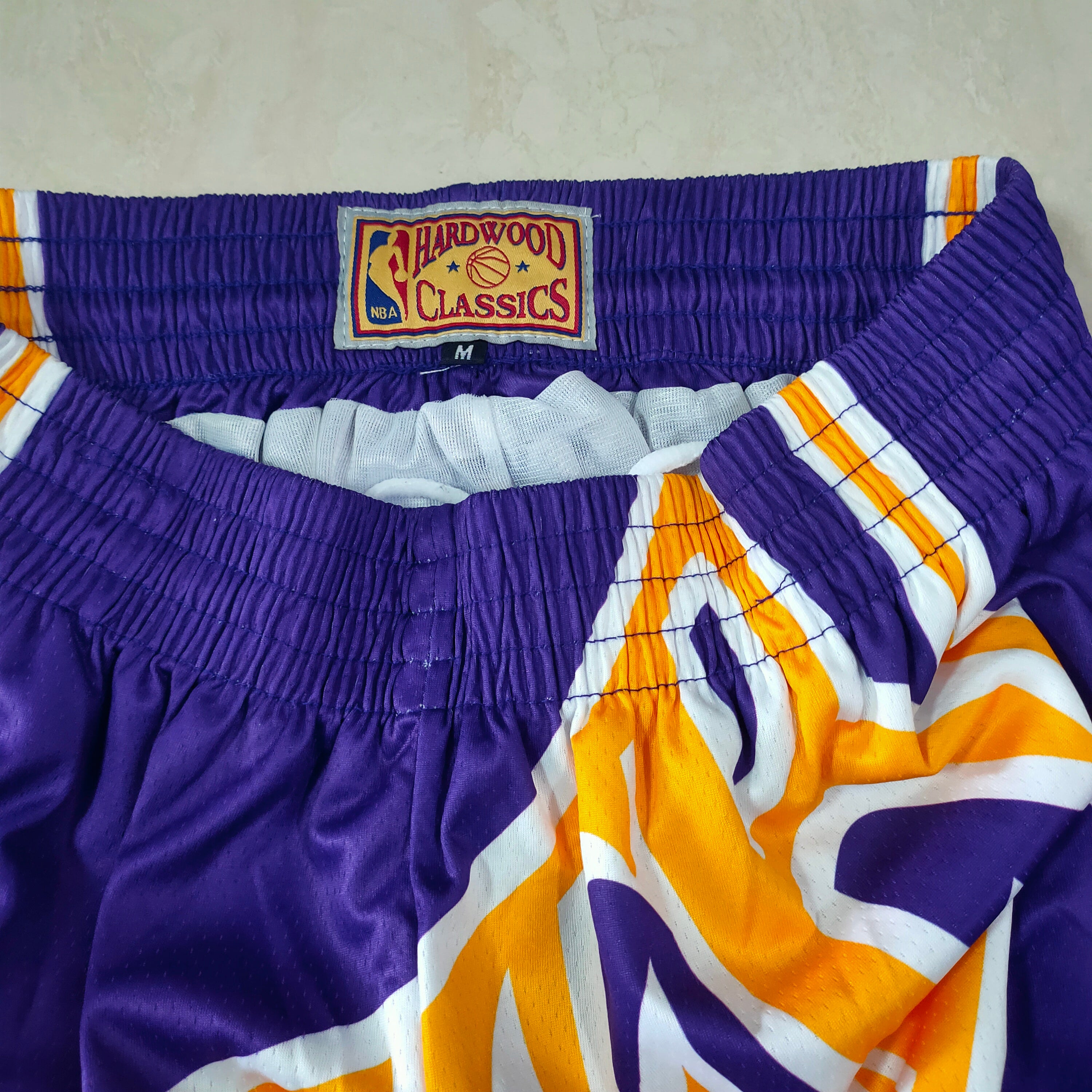 Los Angeles Lakers purple mitchell&ness pocket pants