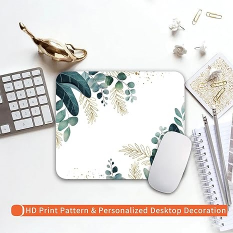 PADARTISAN Square Mouse Pad, Personalized Premium-Textured Custom Mouse Mat Design