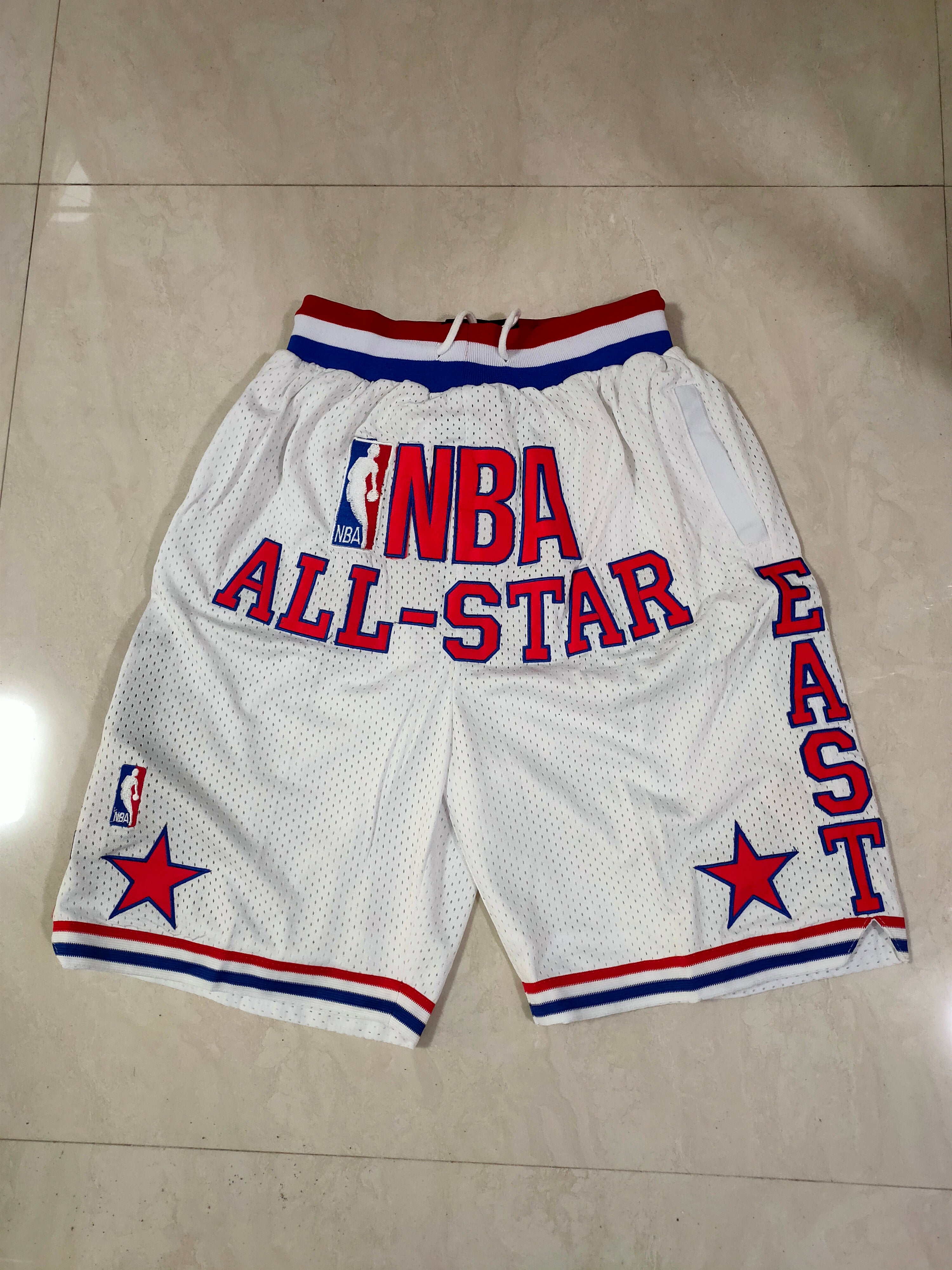 All-Star White Juston Retro Pocket Shorts