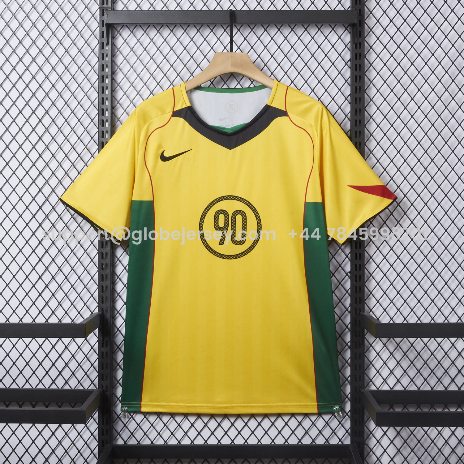 Brazil 25-26 Retro Style Total 90 Yellow Jersey - Fans Version