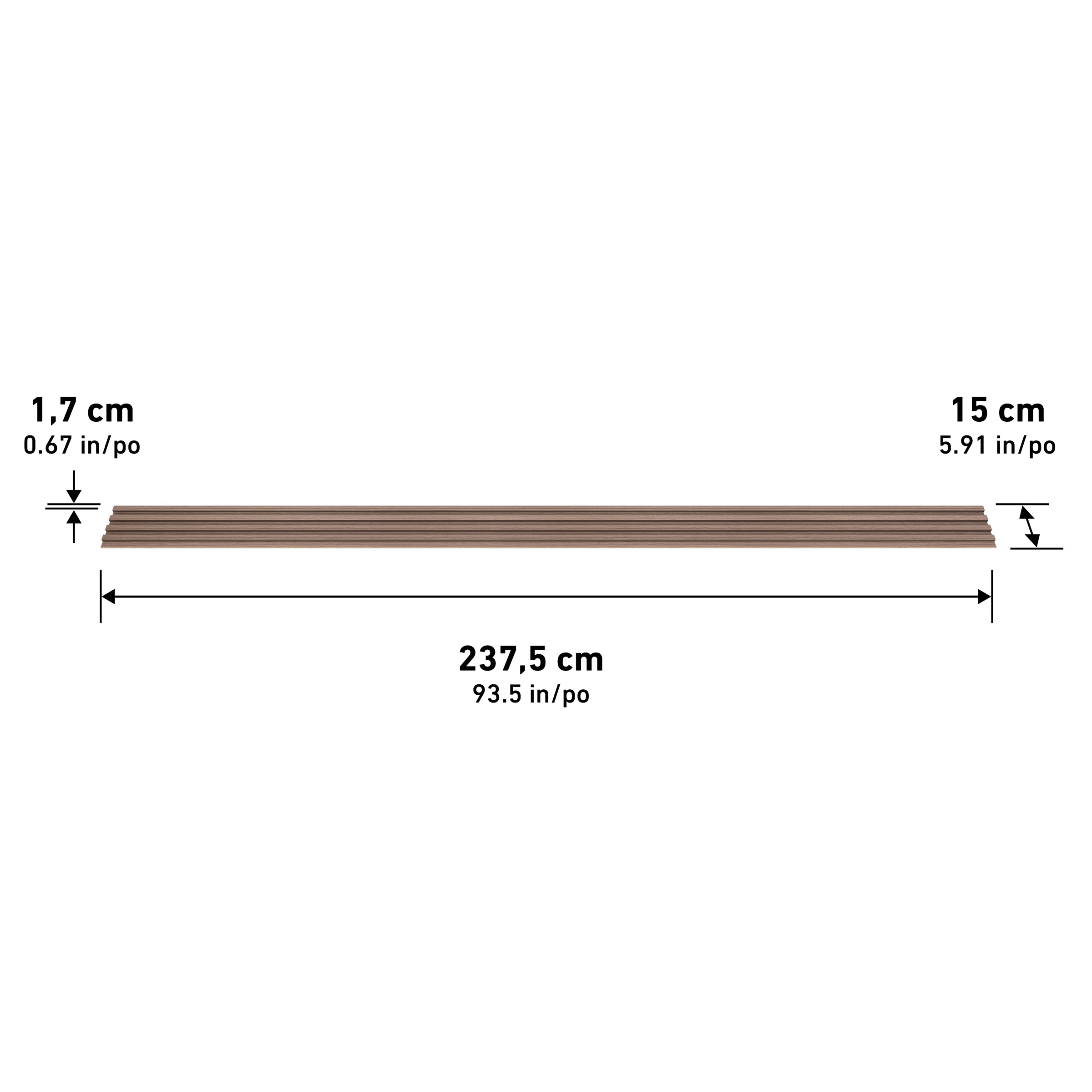 Artika Panolok Slat Wall Set, 8-pack
