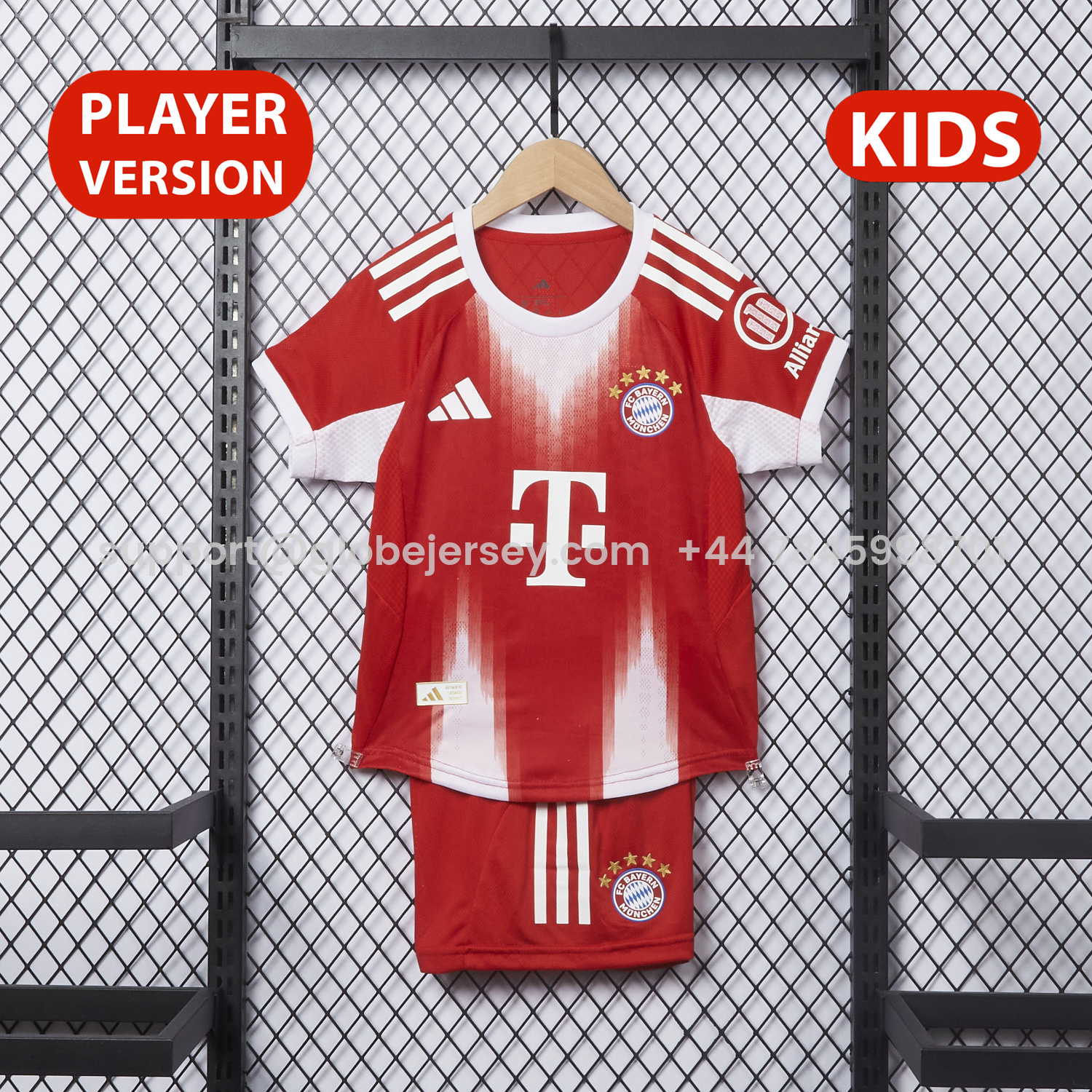 Bayern Munich 25-26 Home Kids Kit - Player Version