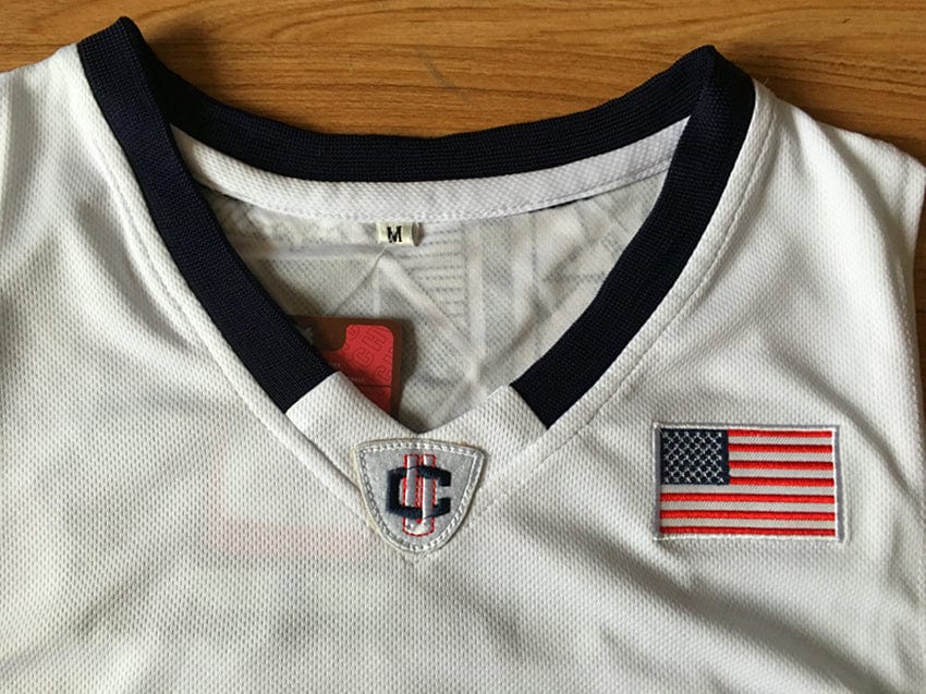 NCAA University of Connecticut No. 15 Kemba Walker White Jersey