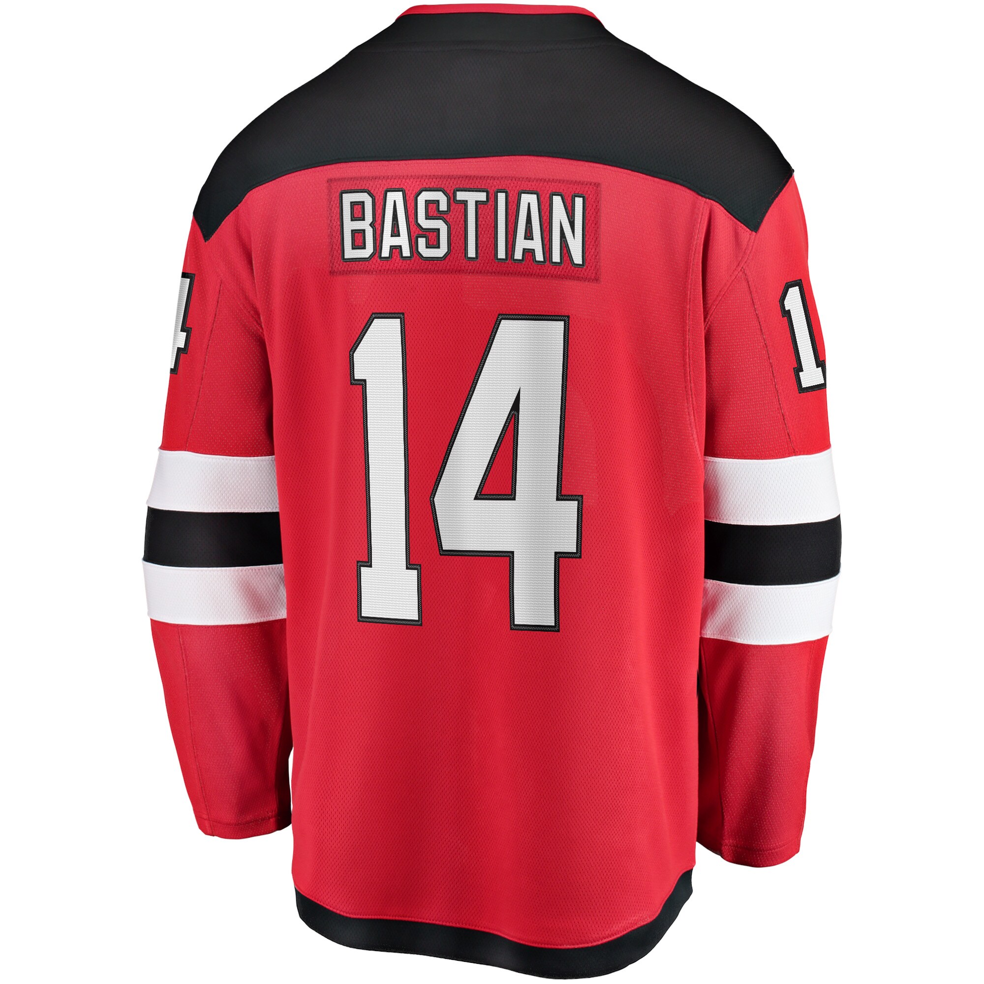 Nathan Bastian New Jersey Devils Fanatics Home Breakaway   Jersey – Red