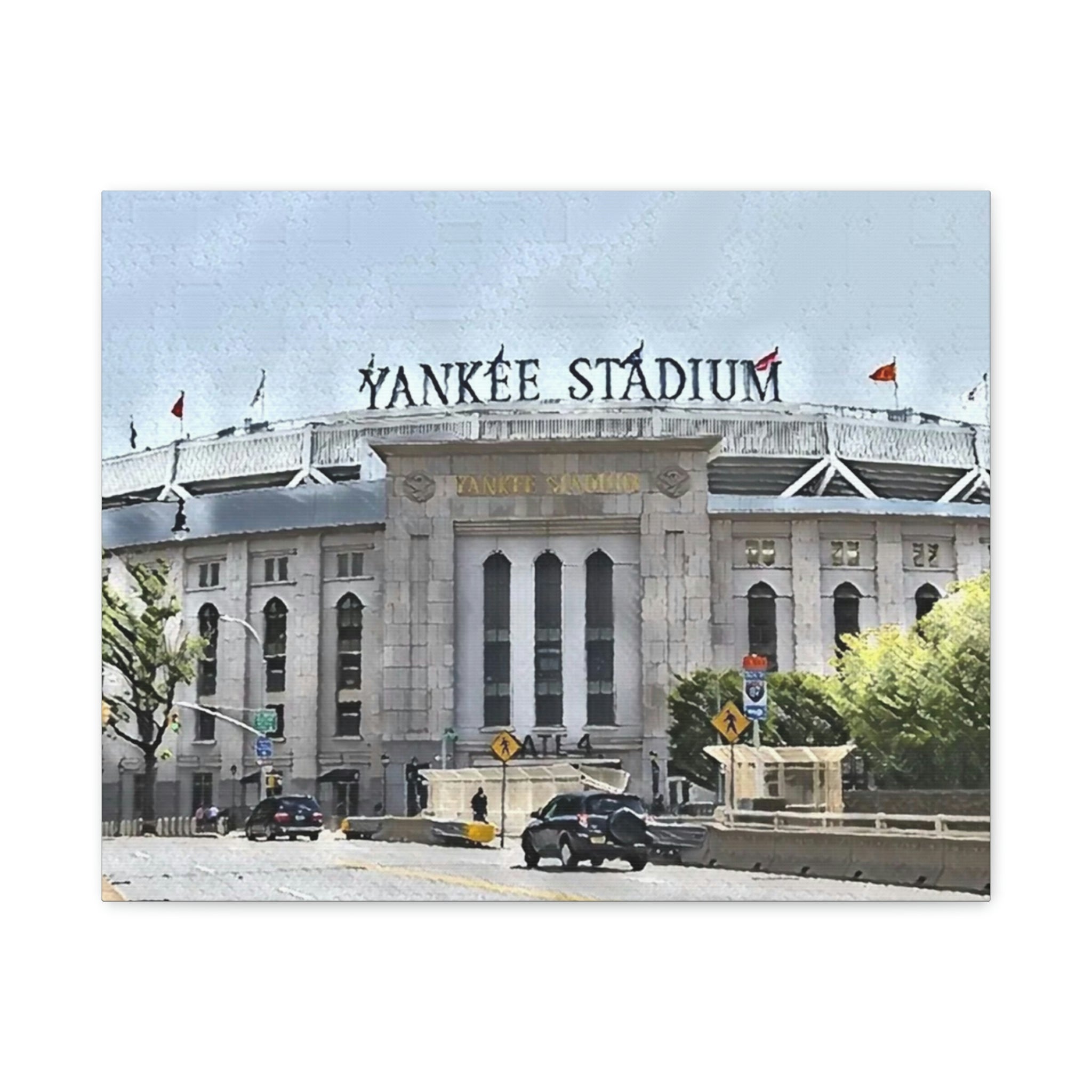 Yankee Stadium New York Yankees Classic Premium Wall Art Canvas Wrap