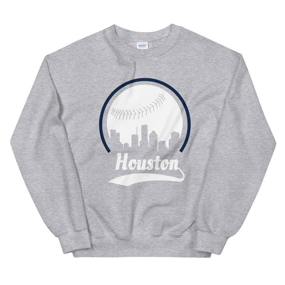 Unisex Houston Astros Baseball Crewneck Sweatshirt