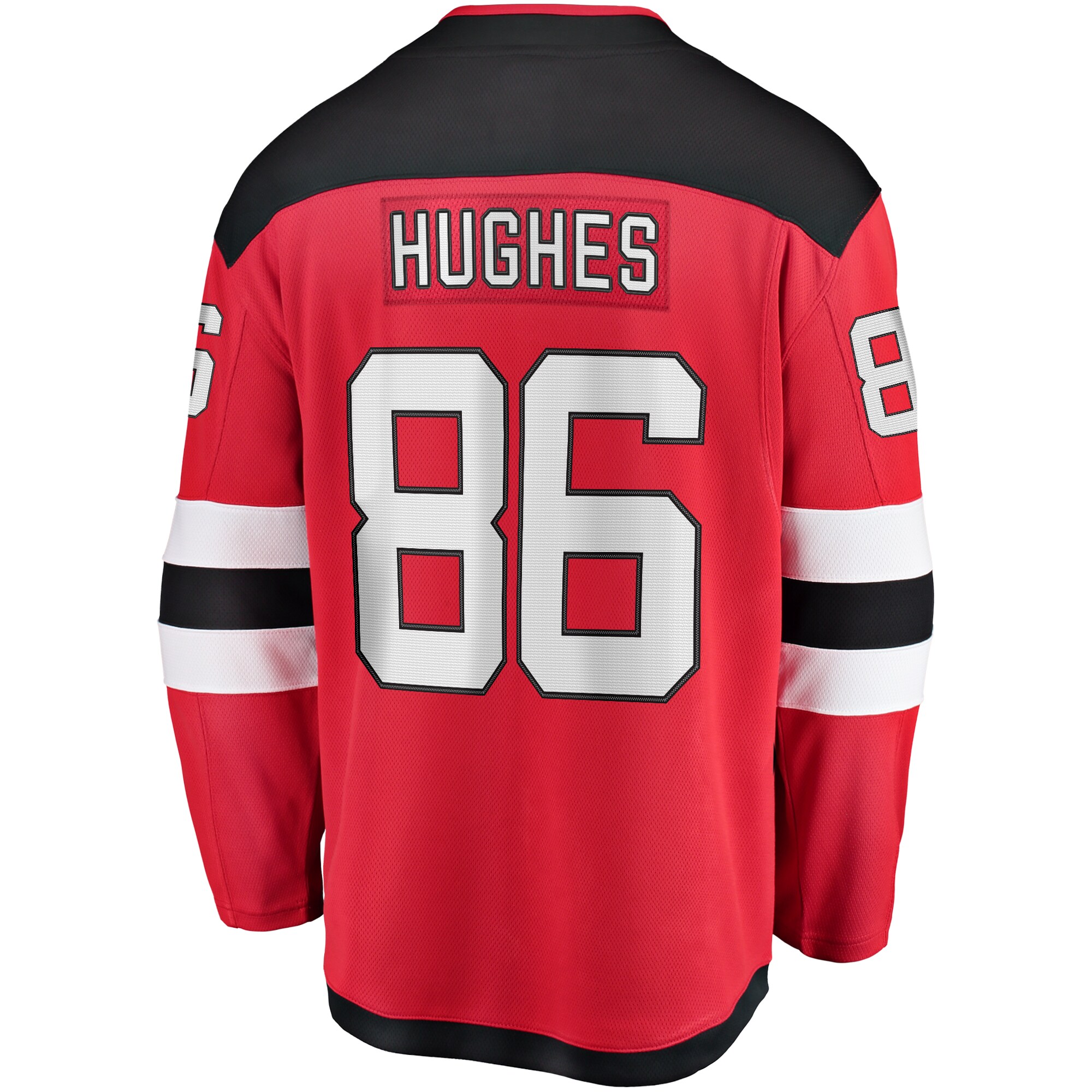 Jack Hughes New Jersey Devils Fanatics Breakaway   Jersey – Red