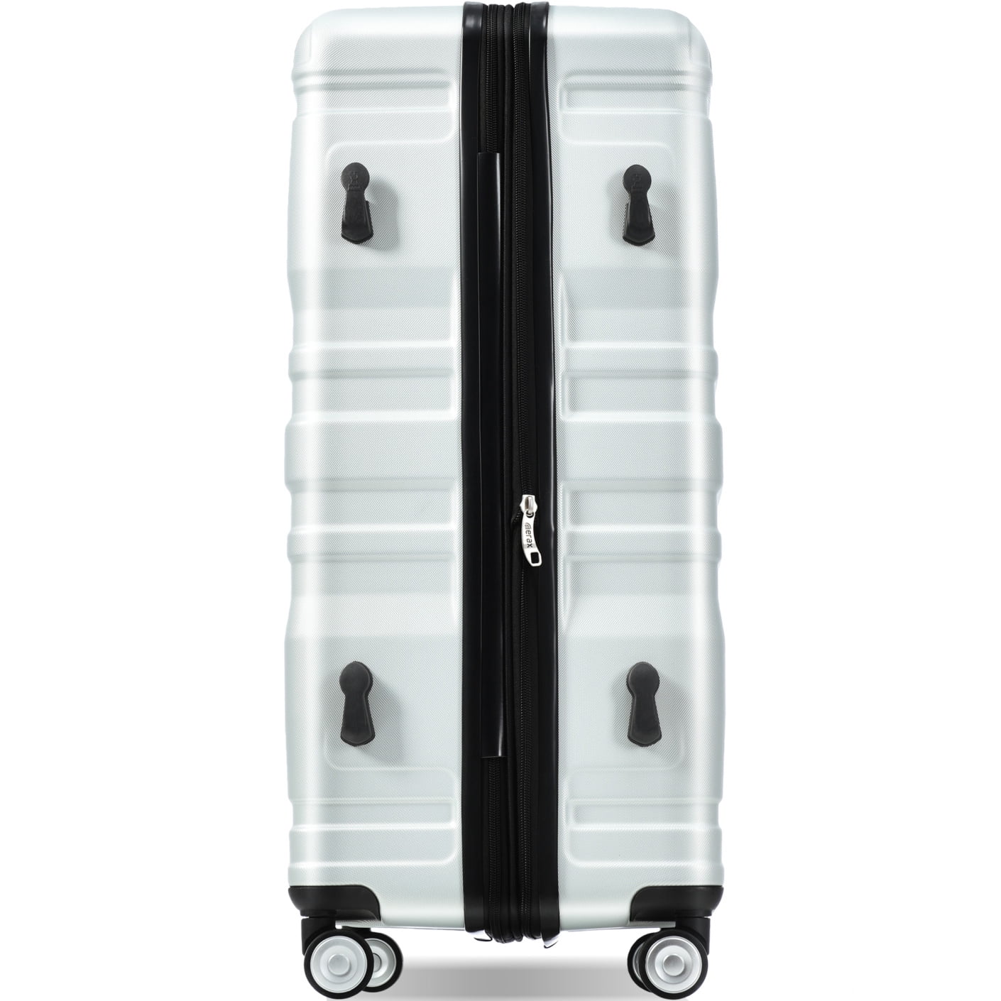 Luggage Sets New Model Expandable ABS Hardshell 3pcs Clearance Luggage Hardside Lightweight Durable Suitcase sets Spinner Wheels Suitcase with TSA Lock 20''24''28''(blue and brown)