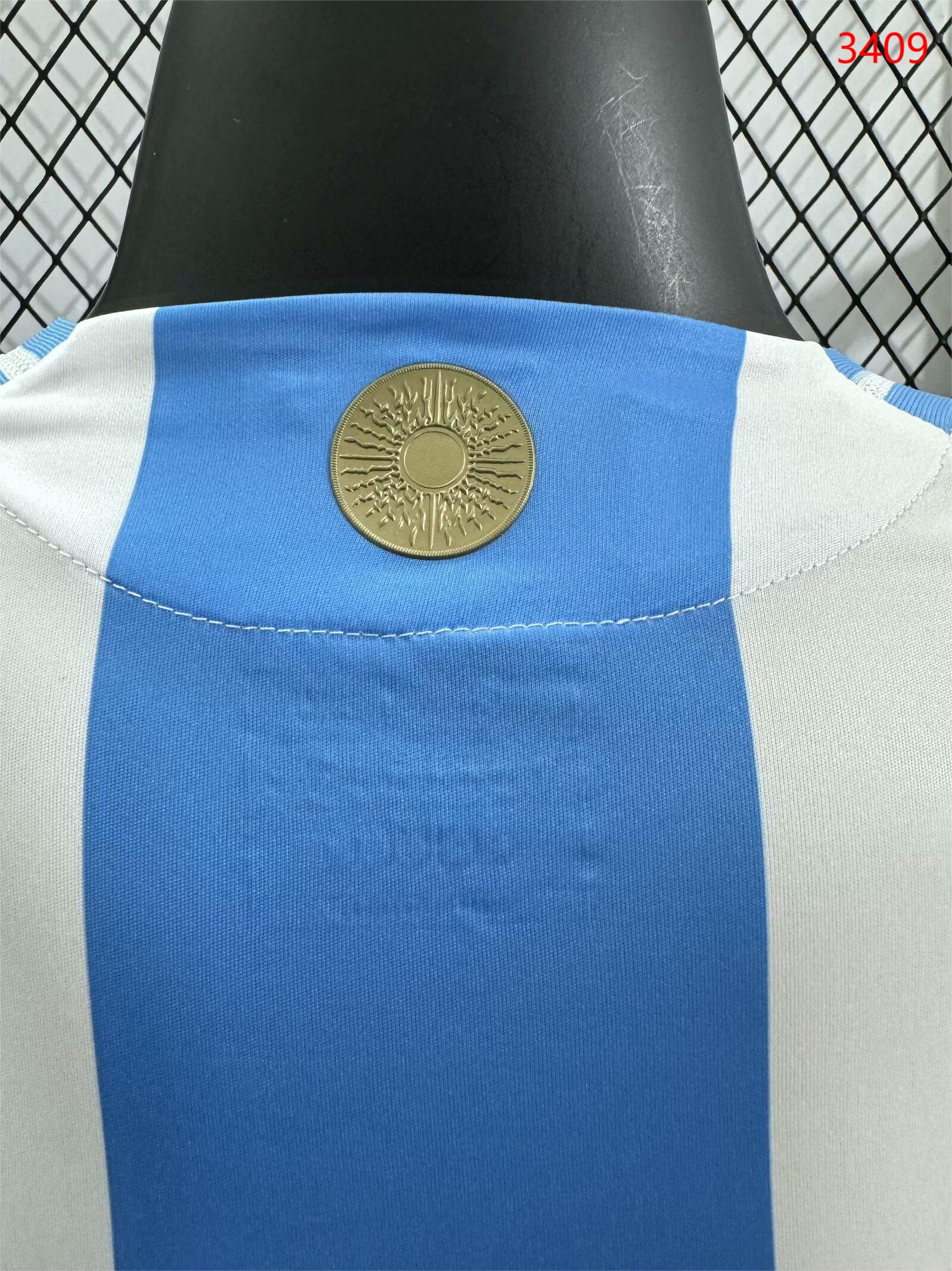 2024/25 Argentina Home Long Sleeve Shirt - Player Version