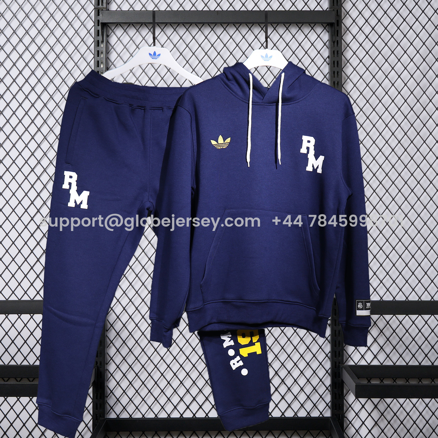 Real Madrid 25-26 Pure Color 1902 Training Set - Dark Blue Top and Dark Blue Pants
