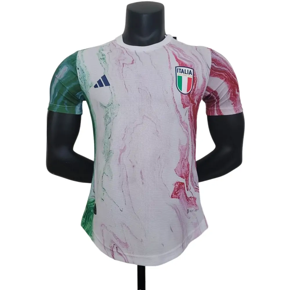 2023 Player Version Italy Training Suit White Soccer Shirt