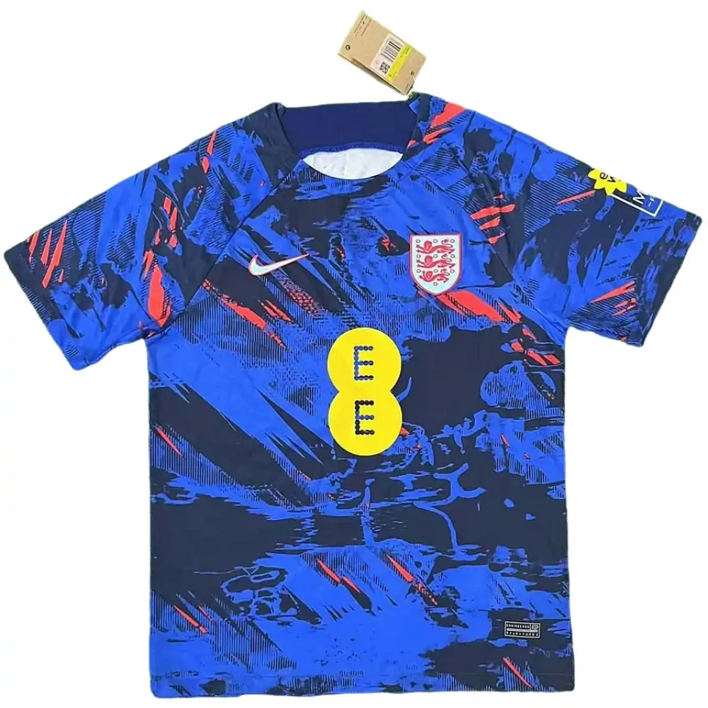 2023 England National Team Training Wear Blue Football Shirt 1:1 Thai Quality