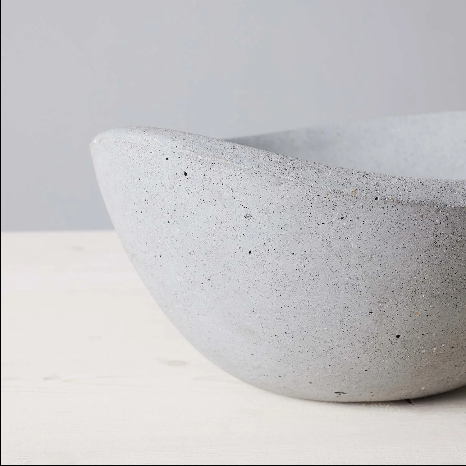 TerraFlame Wave Table Top Fire Bowl Gel Fuel - Stone Cast - Graphite